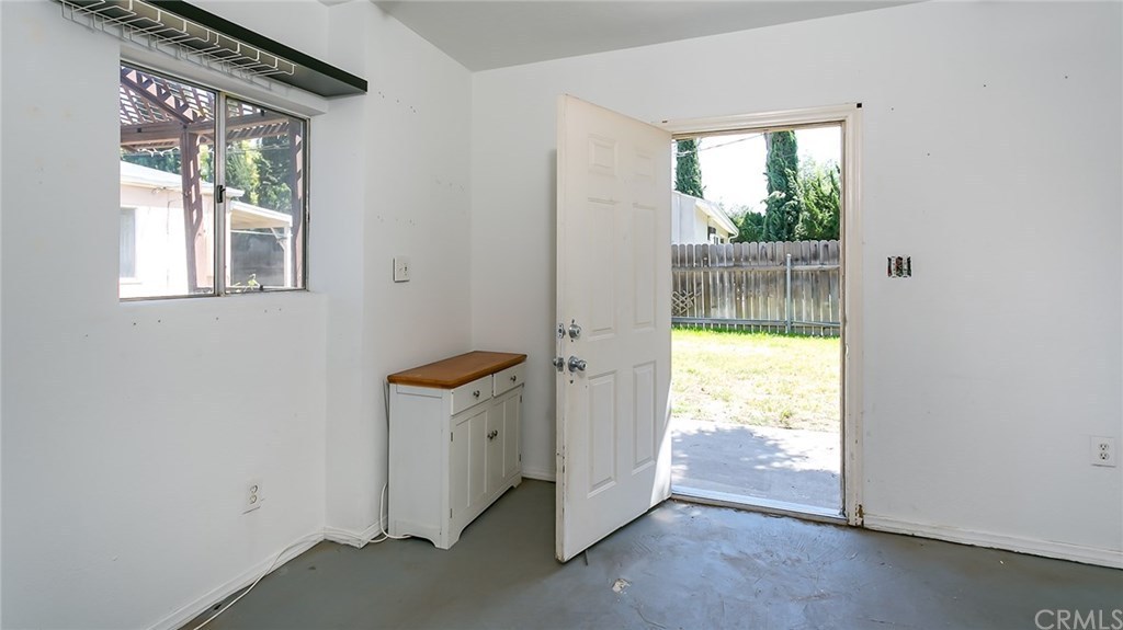 Before photo of the inside of an adu in los angeles - entrance