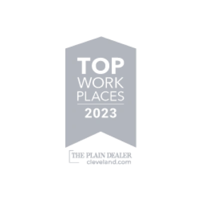 Top workplaces 2023 award badge from the plain dealer.