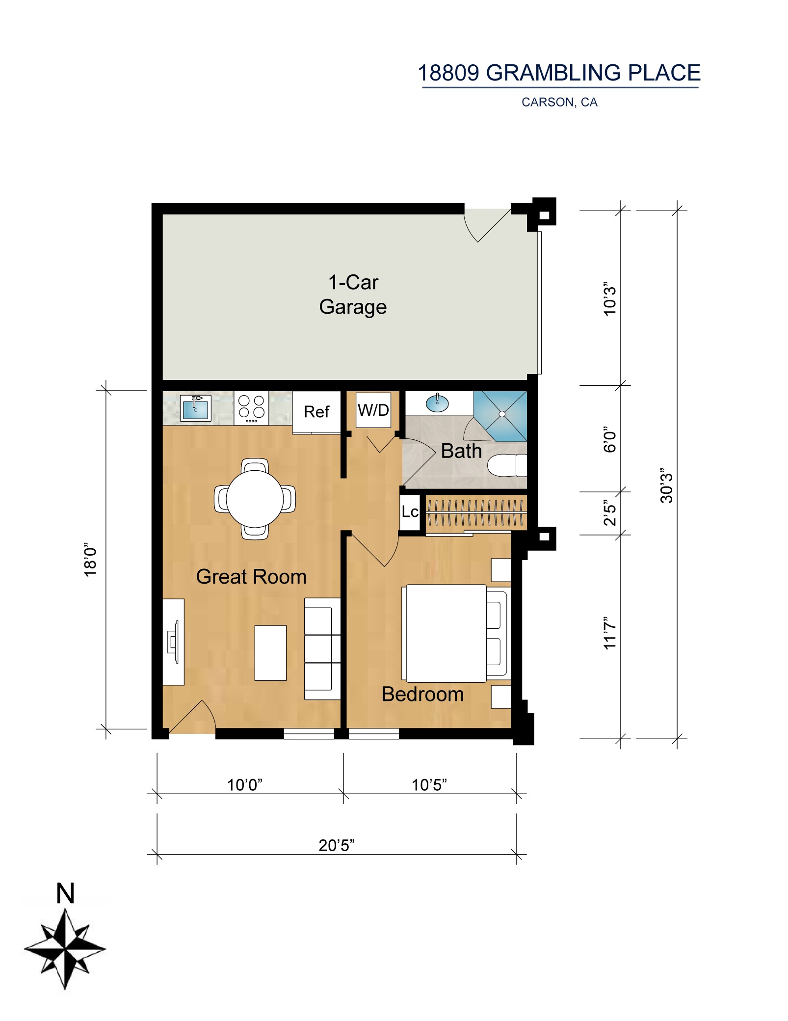 Adu project: grambling pl. Carson, ca | grambling plans